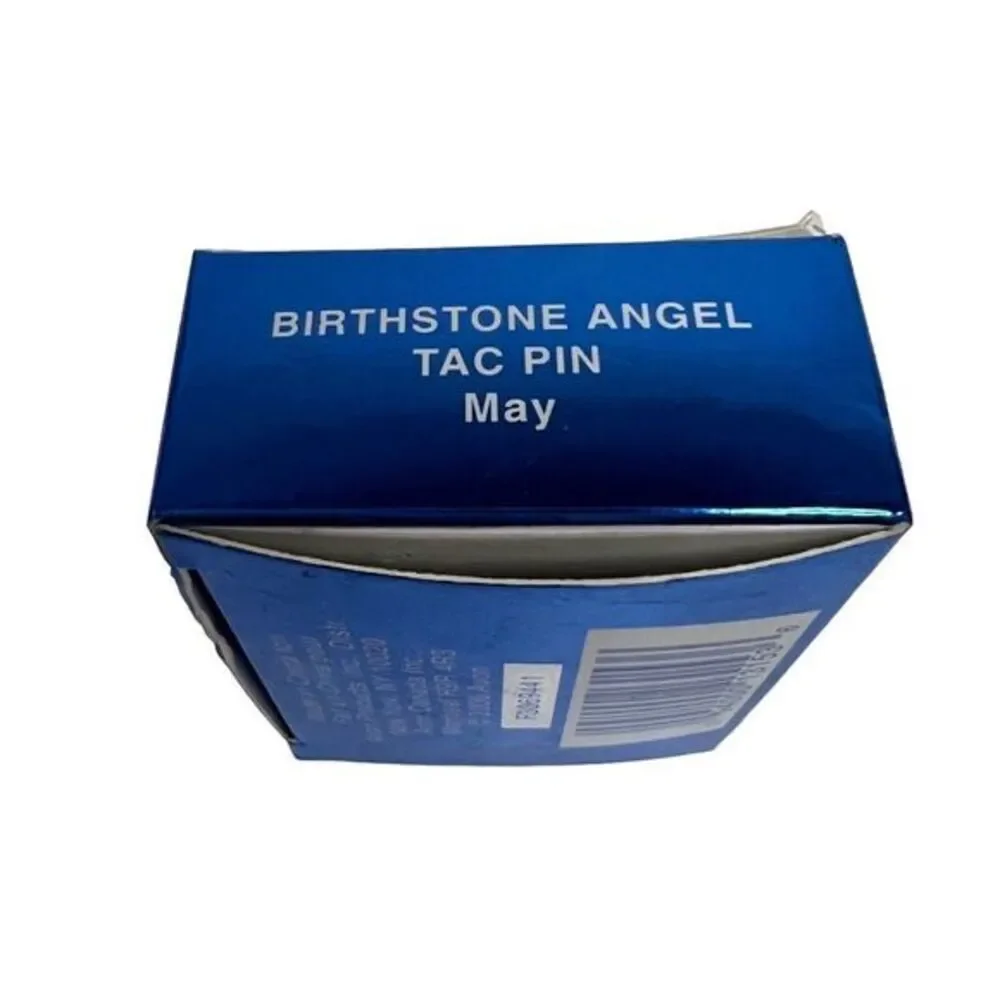 VINTAGE AVON BIRTHSTONE ANGEL TAC‎ PIN MAY F3069441